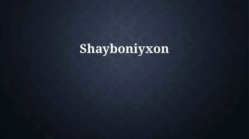 Shayboniyxon 1