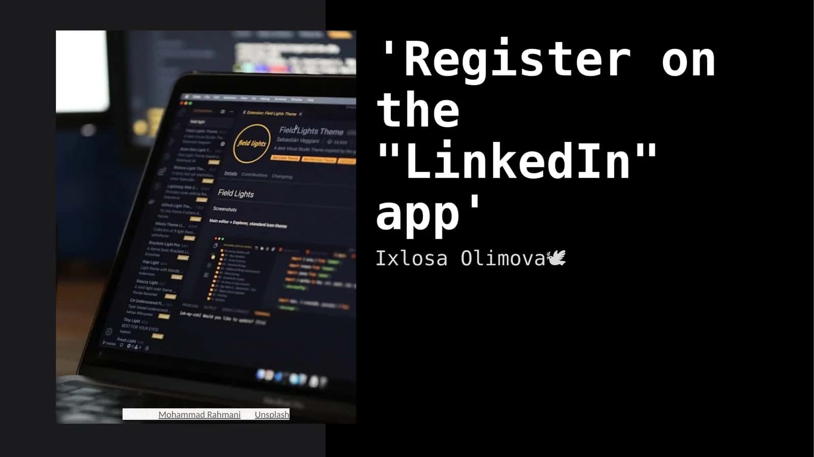 'Register on the "LinkedIn" app' 1