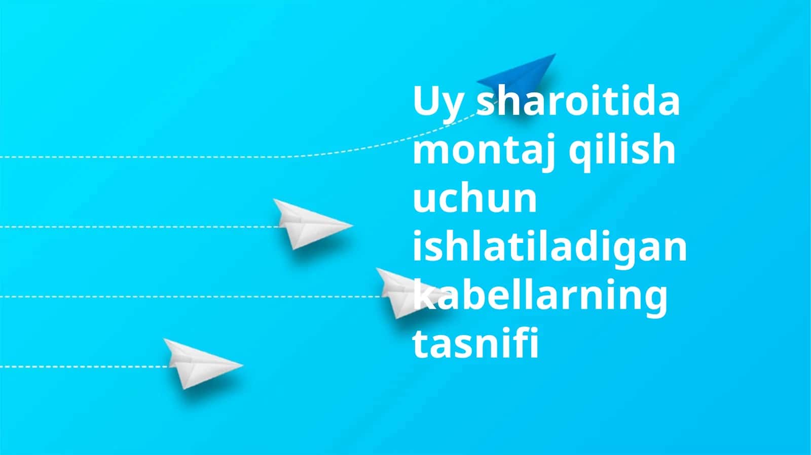 Kabel tanlovi tarmoq tezligiga 1