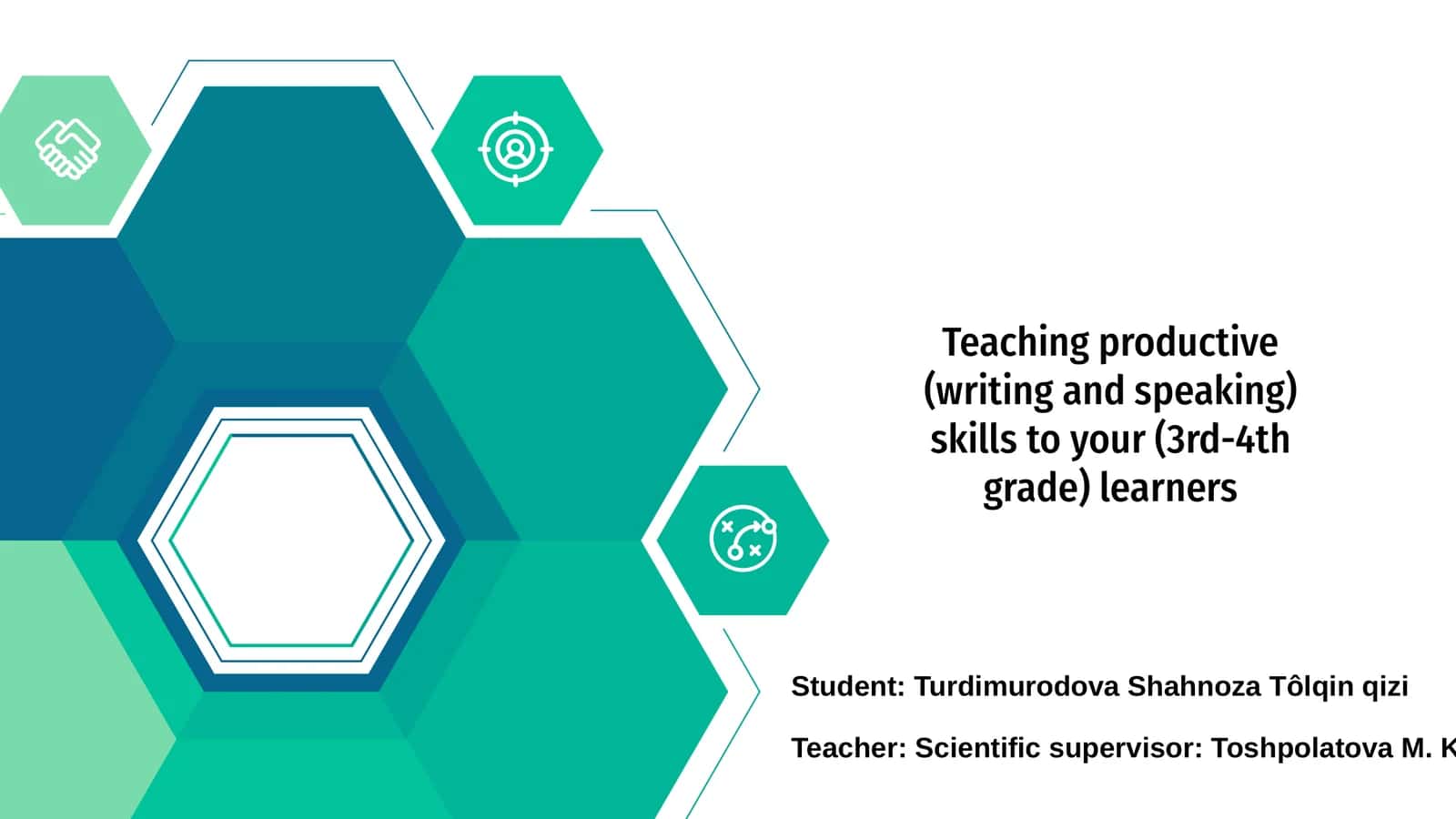 Introduction to Productive Skills 1