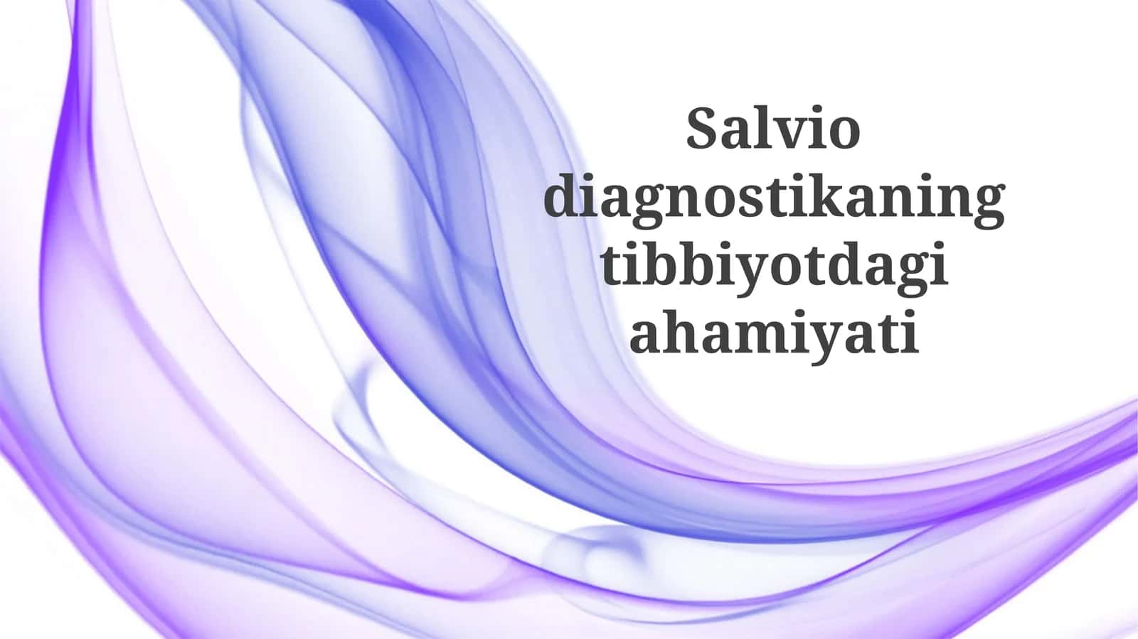 Salvio diagnostikasi 1