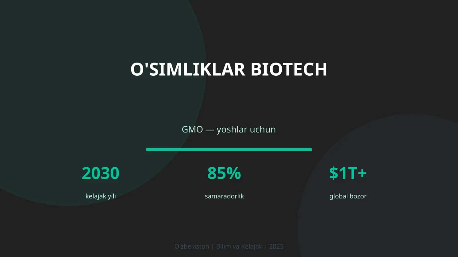 O'simliklar biotech 1