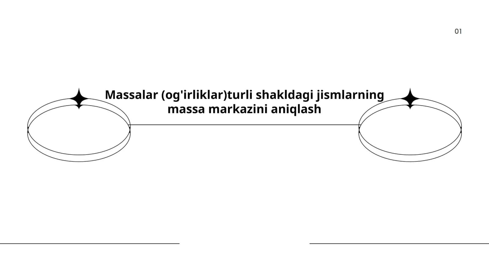 Og'irlik markazi tushunchasi 1
