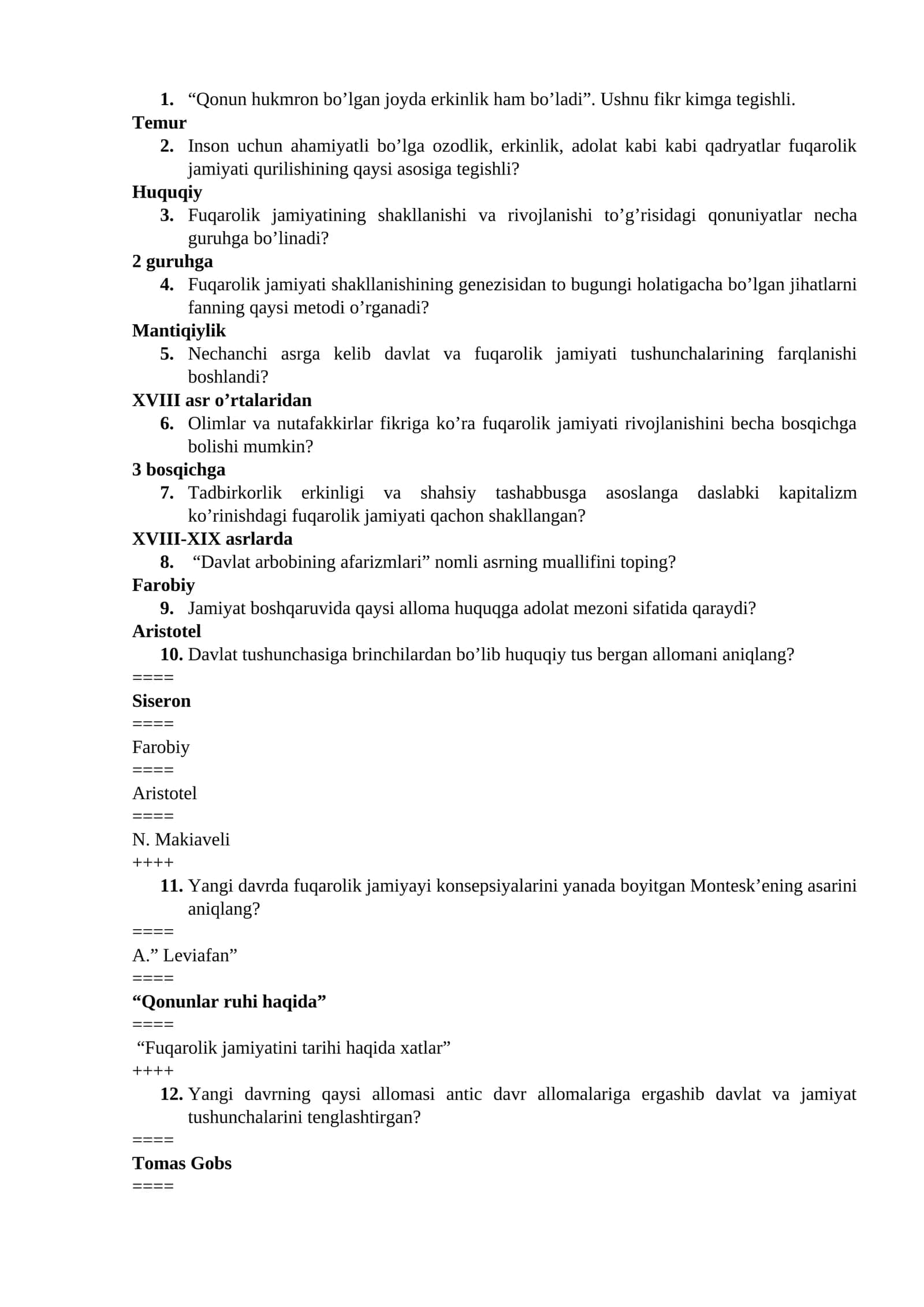 Fuqarolik jamiyatining shakllanishi 1