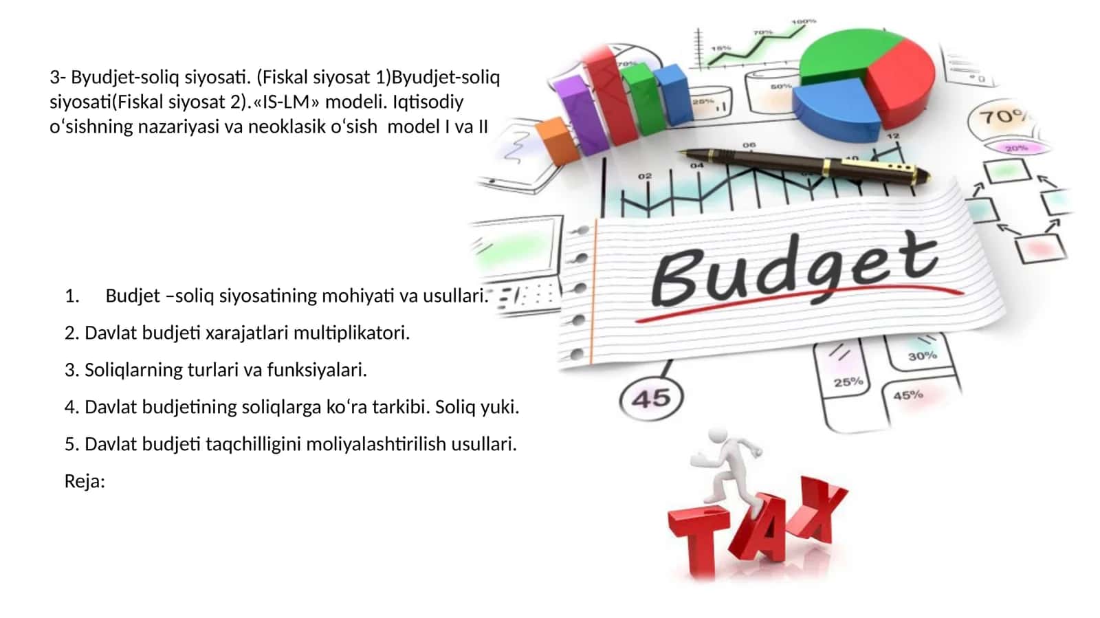 Budjet-soliq siyosati 1