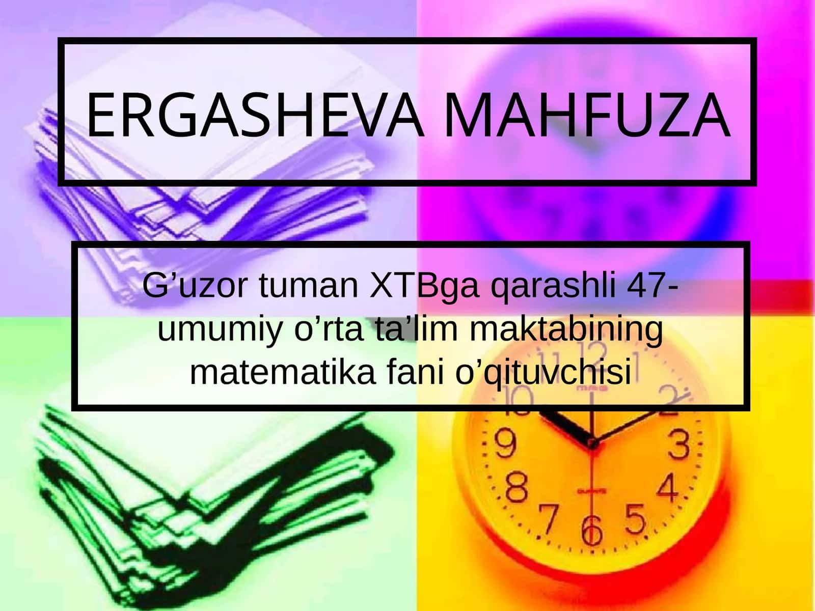 9-sinf Algebra fanidan dars ishlanma. Ikkilangan burchakning sinusi va kosinusi 1