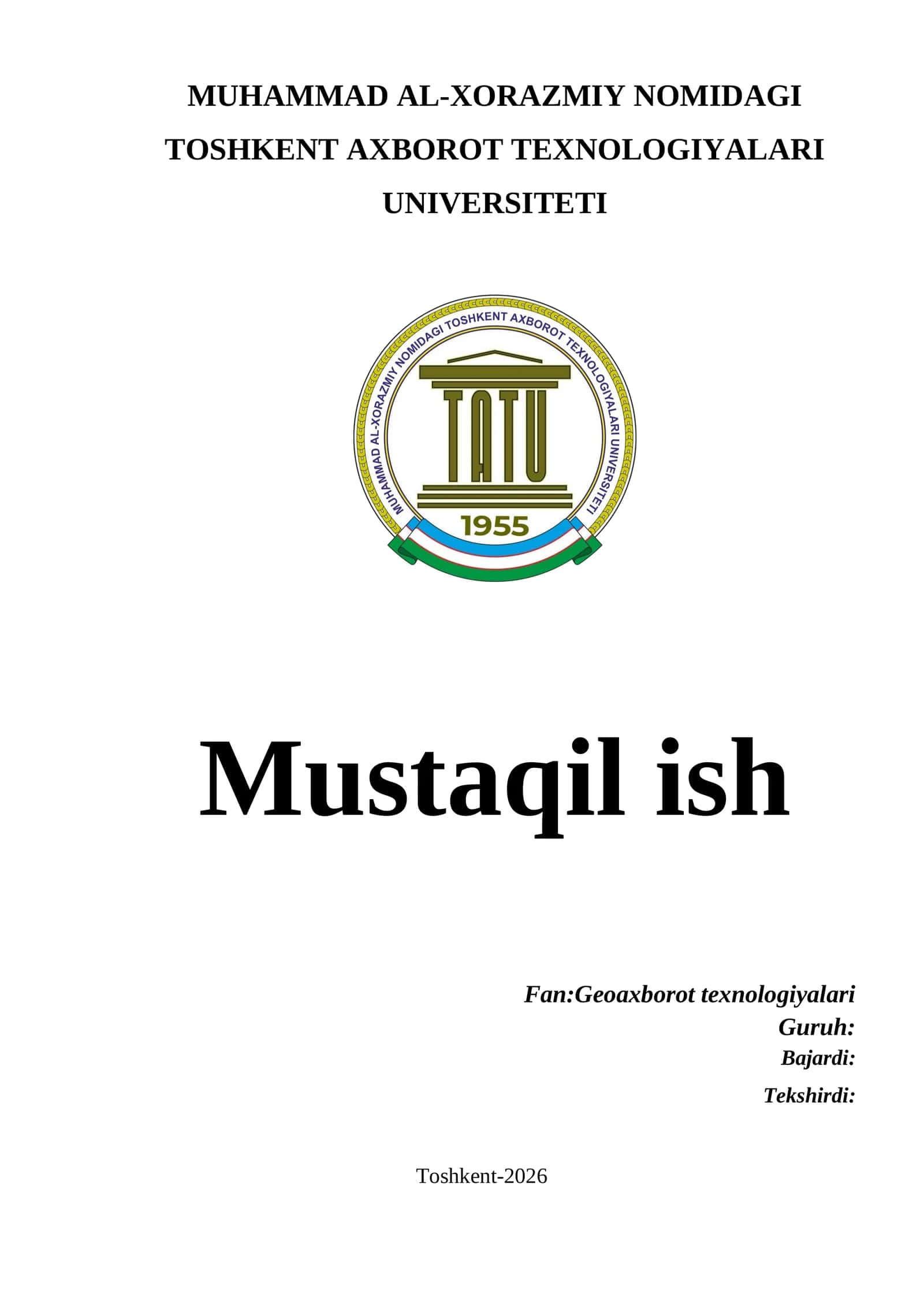 Diagrammali va grafikli xaritalar GIS tizimi 1