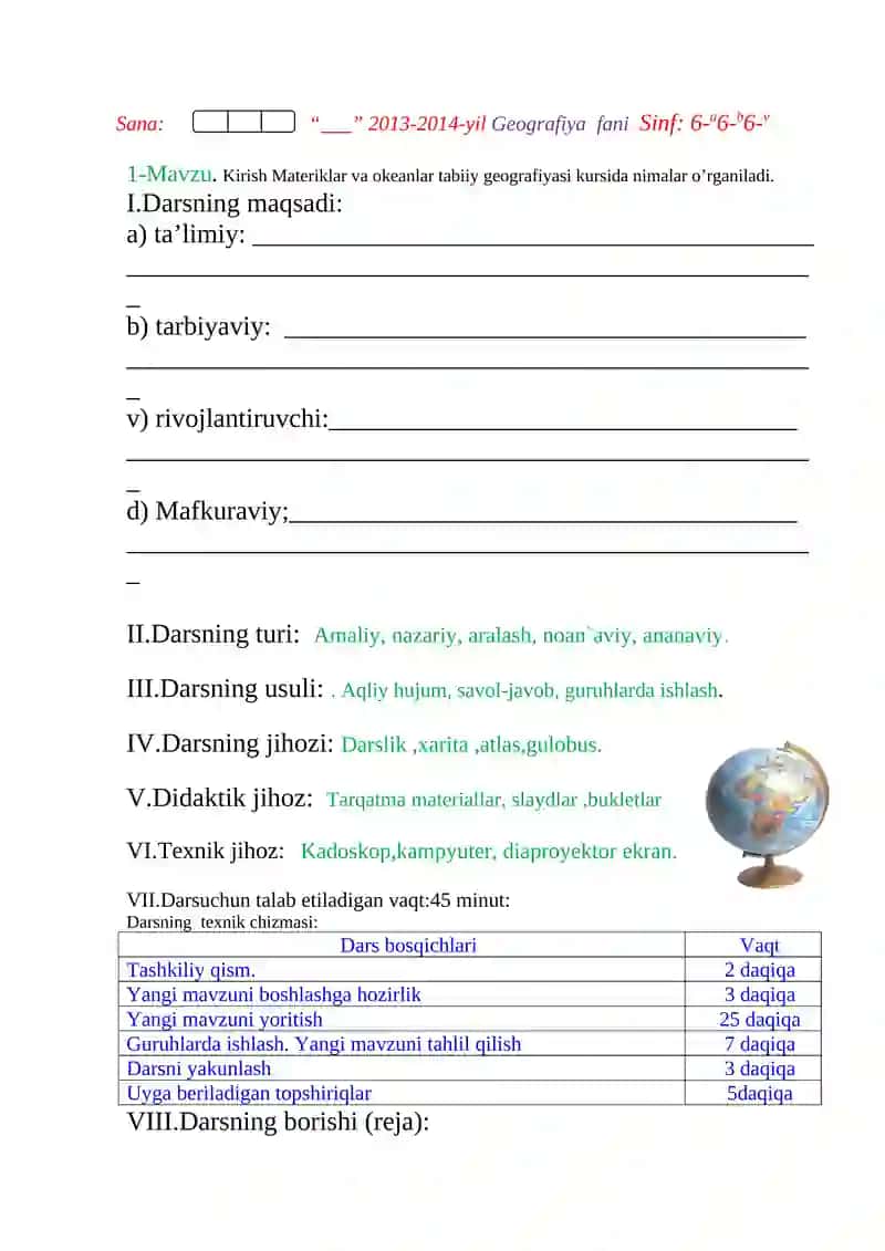 Geografiya fani