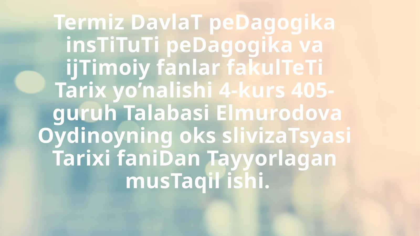 Avesto markaziy osiyoning qadimgi yozma manbasi 1