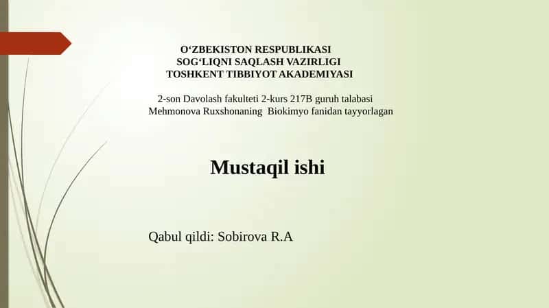 Mitoxondrial kasalliklar 1