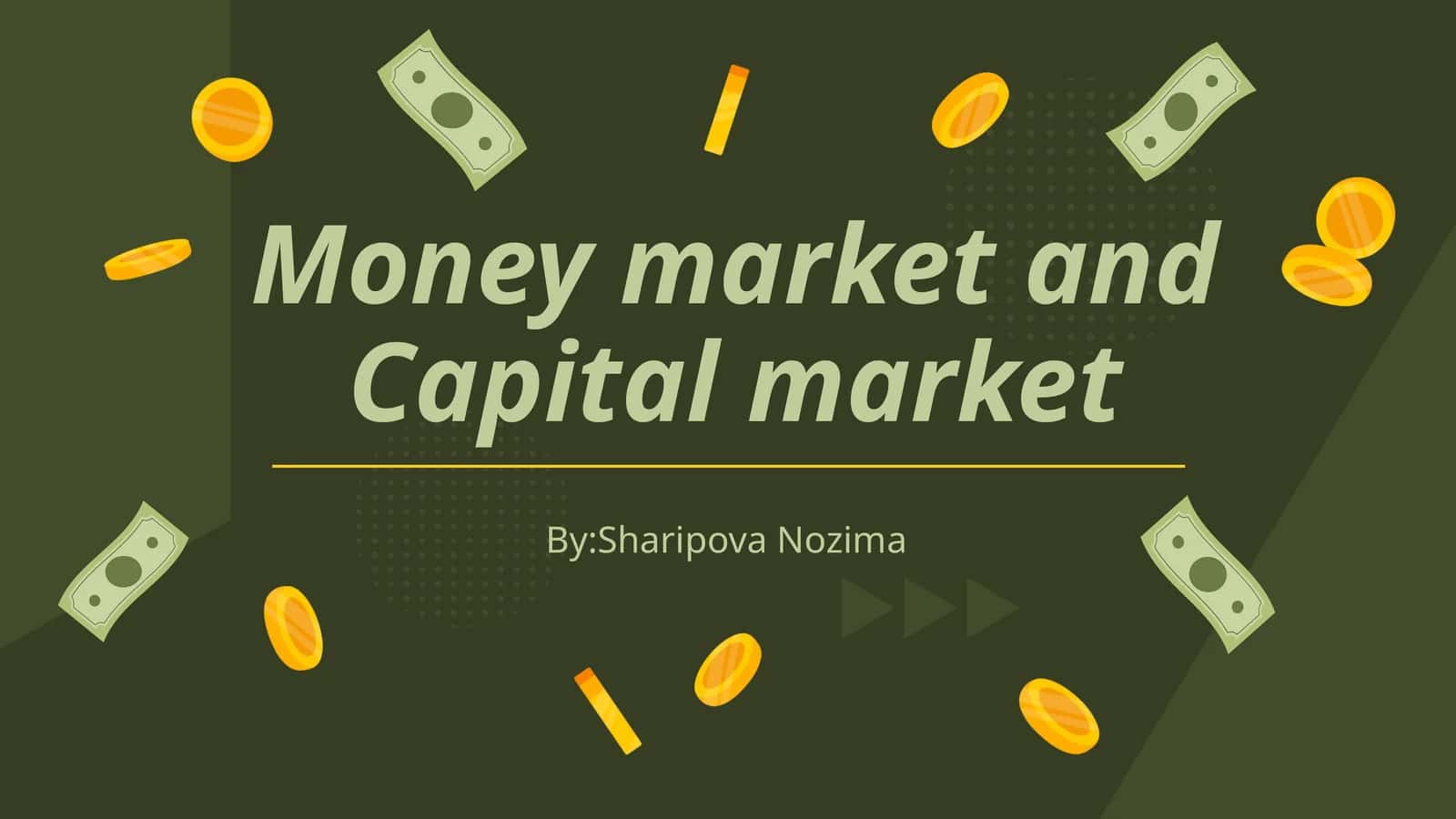 Moliyaviy bozor va Kapital bozori 1