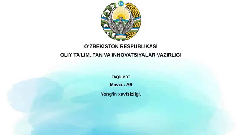 A9Yong'inxavfsizligi 1