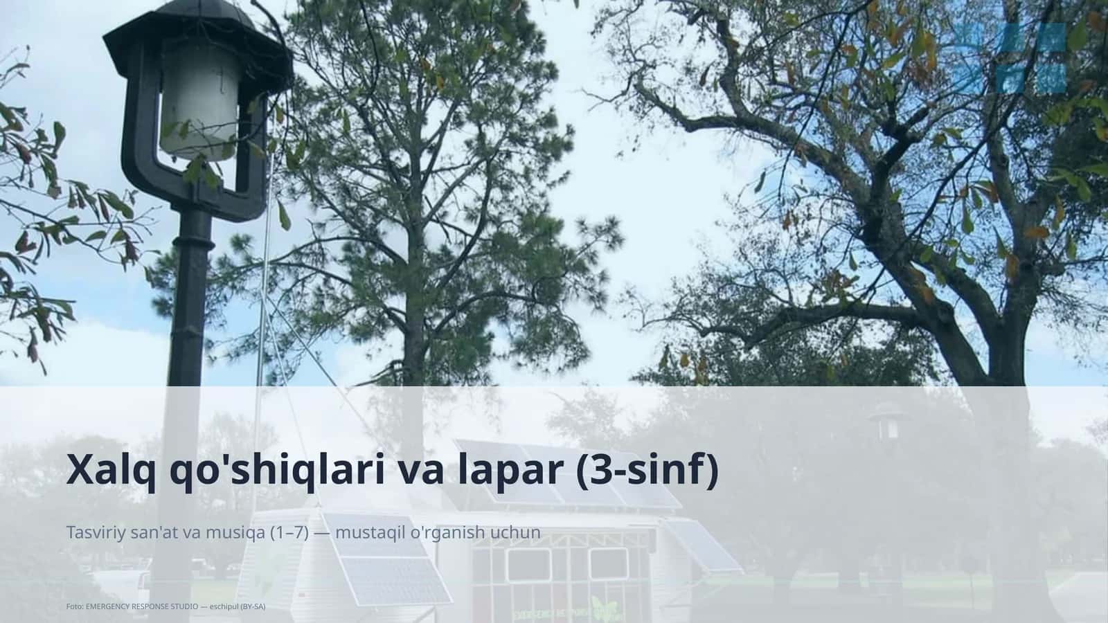 Xalq qo'shiqlari va lapar (3-sinf) 1