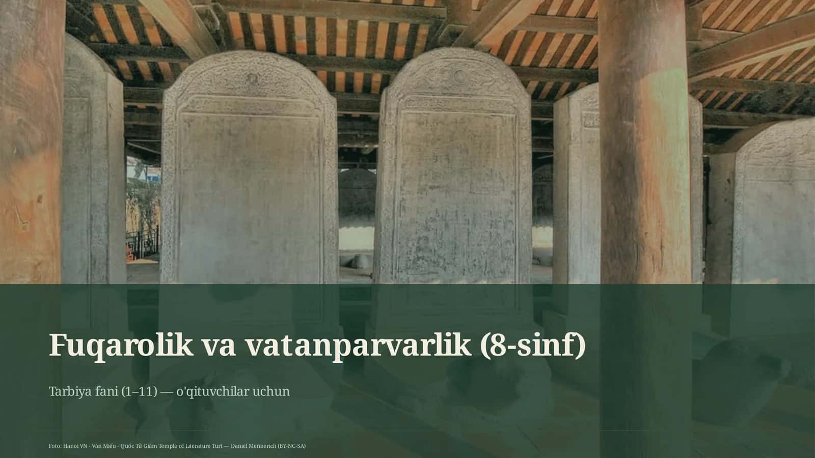 Fuqarolik va vatanparvarlik (8-sinf) 1