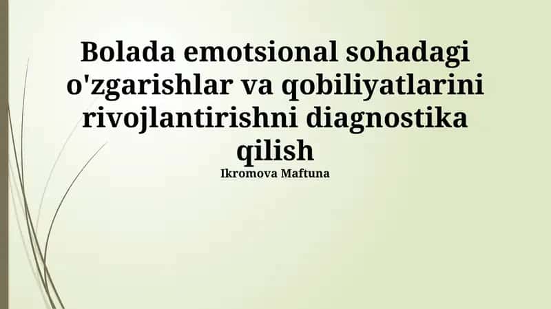 Hissiy aqlning rivojlanishi 1