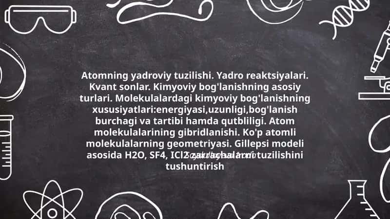 Atomning yadroviy tuzilishi 1