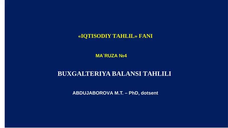 IQTISODIYTАHLIL FАNI 1