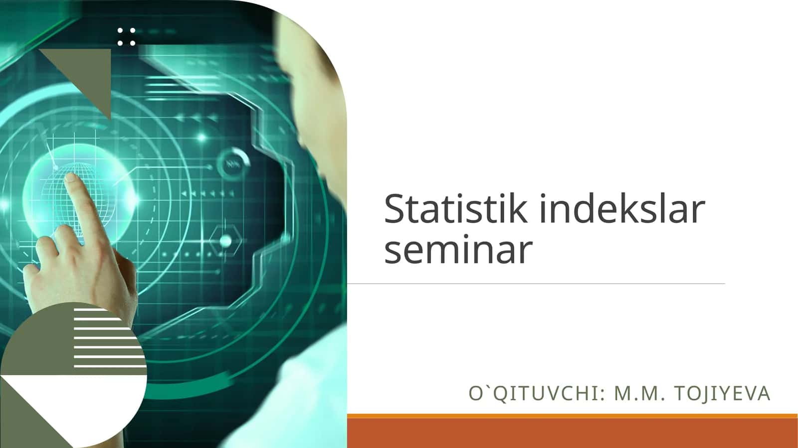 Statistik indekslar seminar 1