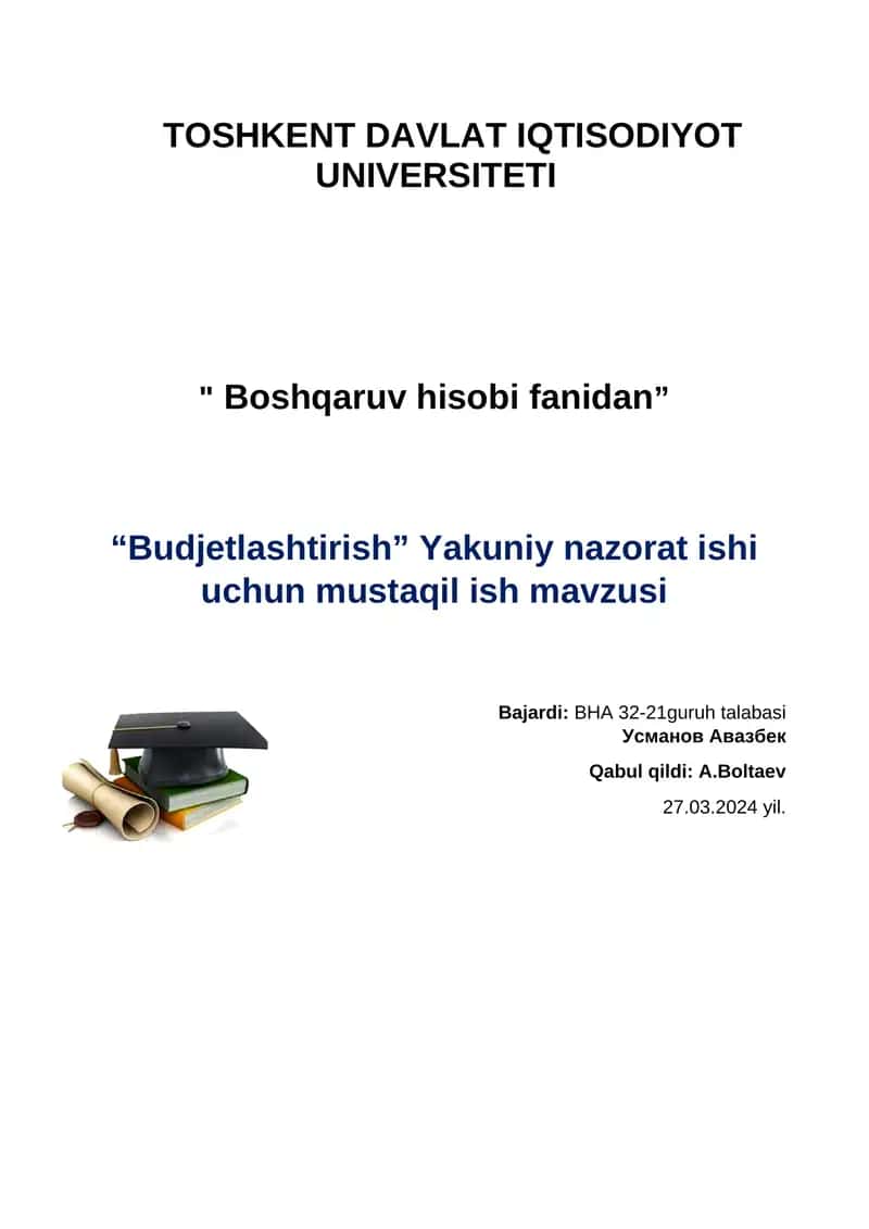 Davlat byudjeti 1