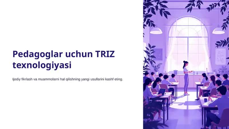 TRIZ texnologiyasi 1