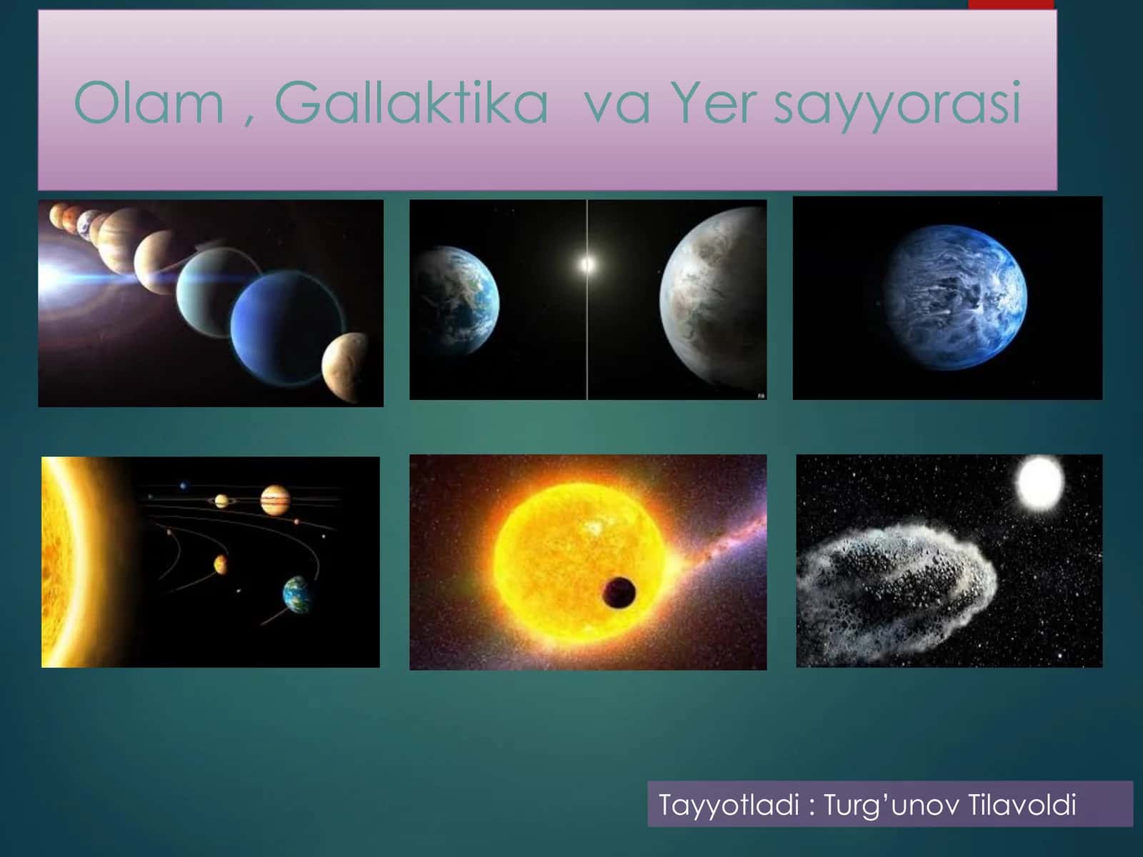 Quyosh sistemasidagi sayyoralar 1