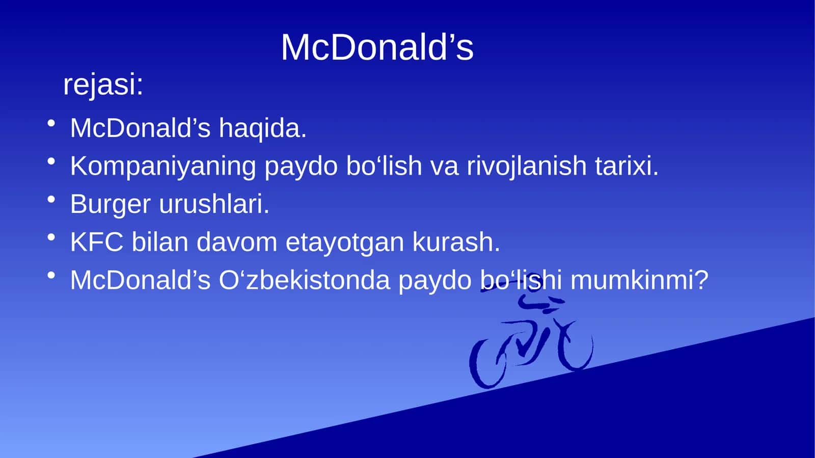 McDonald’s haqida 1