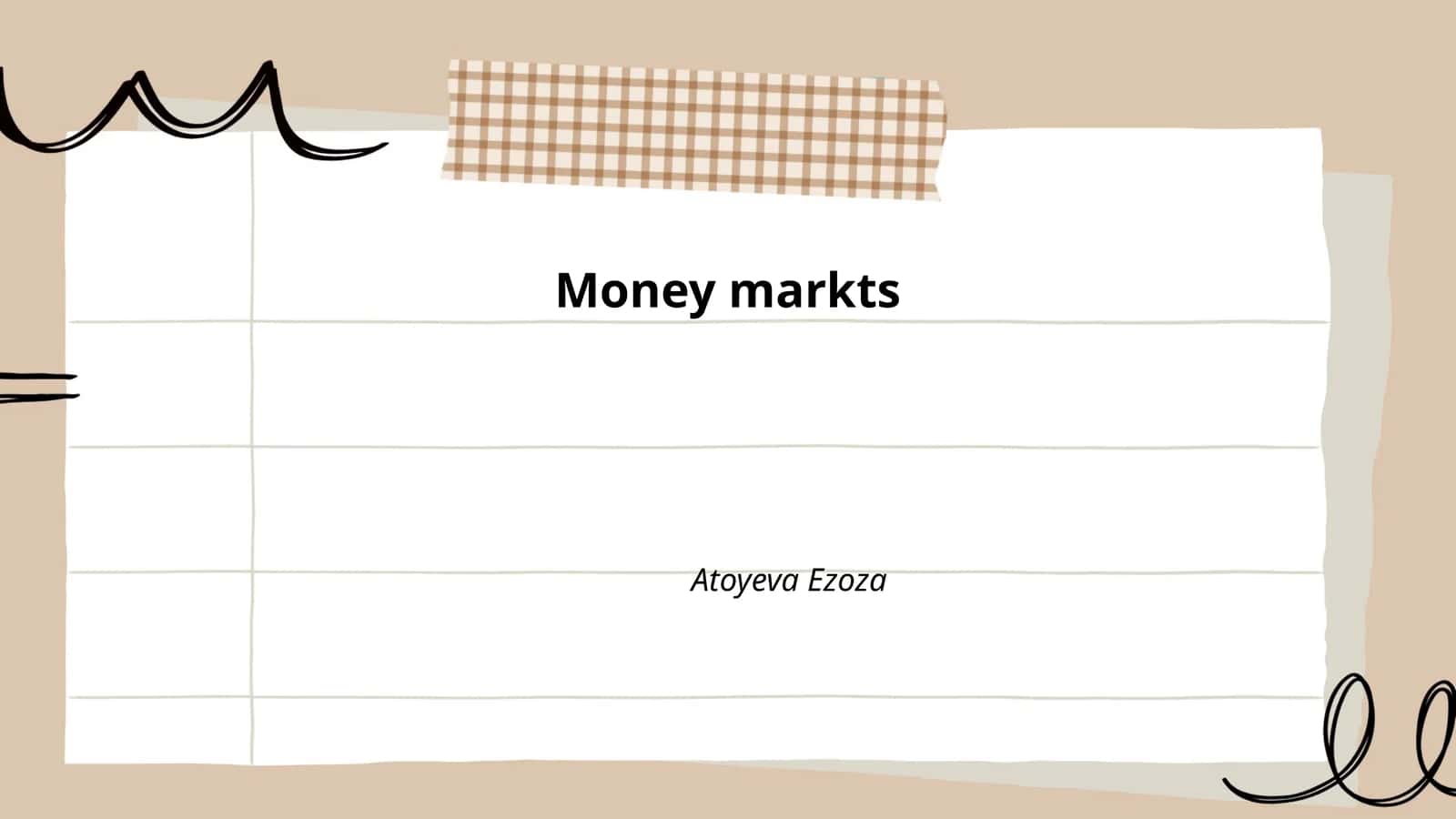 Money Market Instruments 1