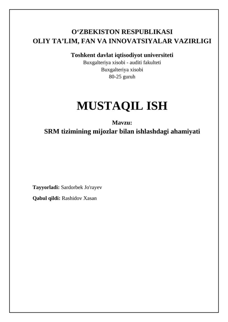 CRM: Ta'rif, Turlari va Funksionallik 1