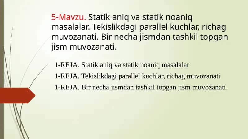 Statika 1