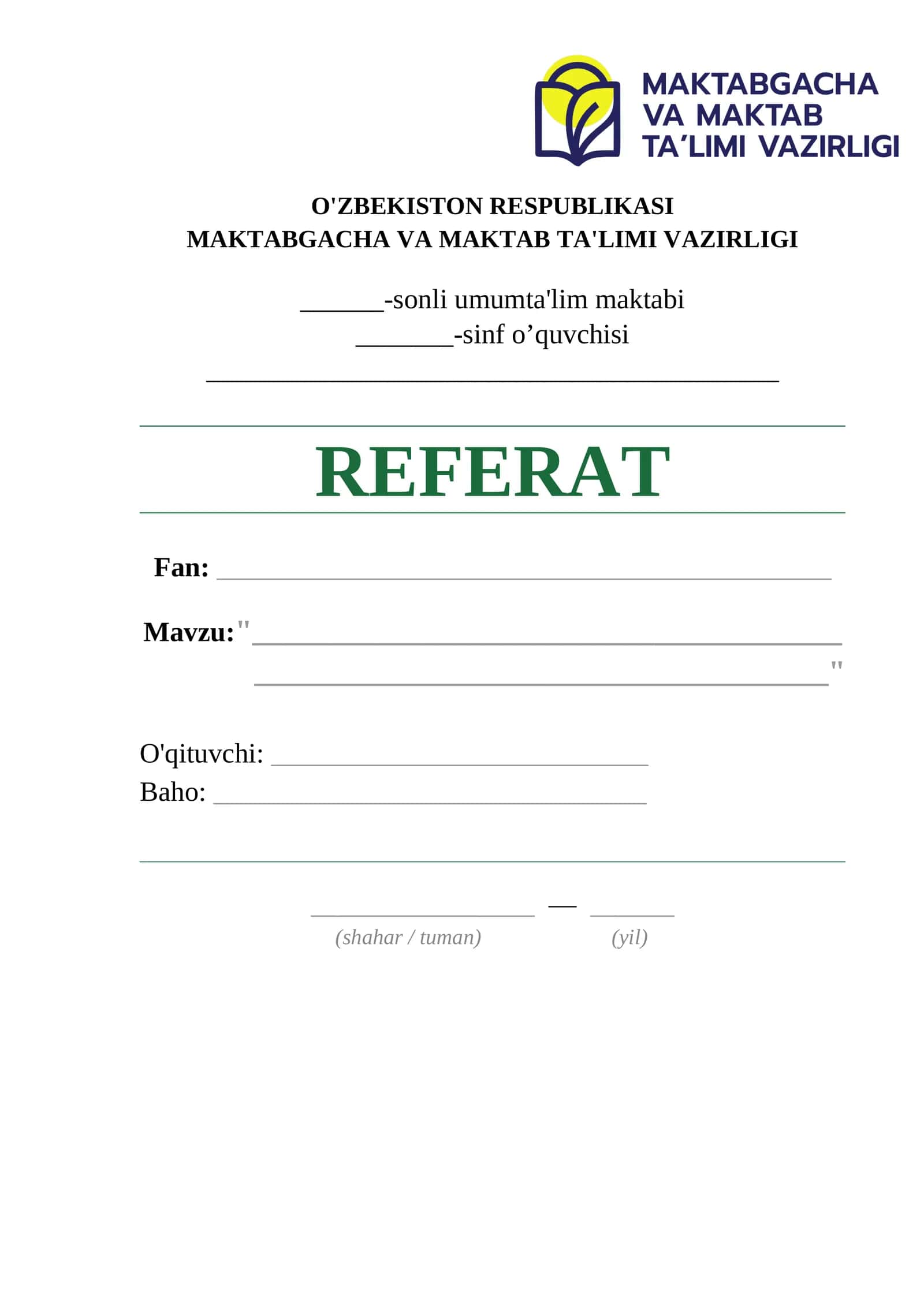 Referat yuzi 1