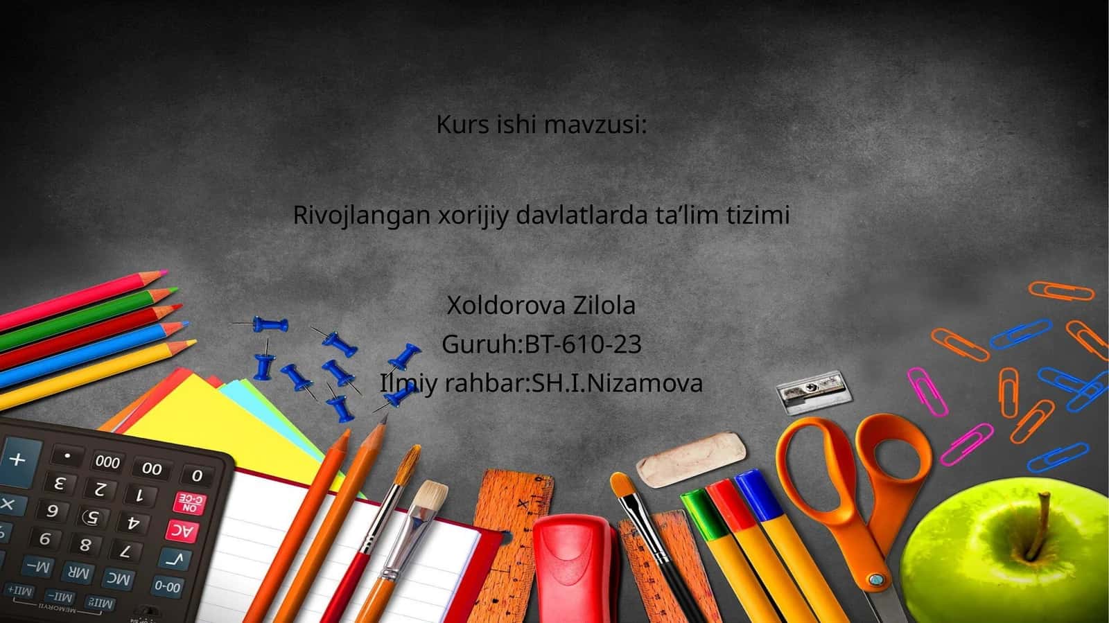 Rivojlangan xorijiy davlatlarda ta’lim tizimi 1