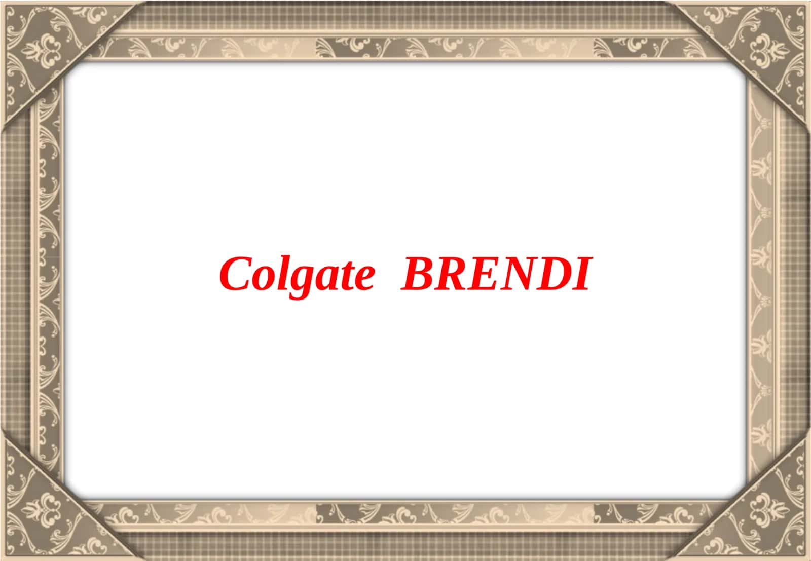 Colgate BRENDI 1