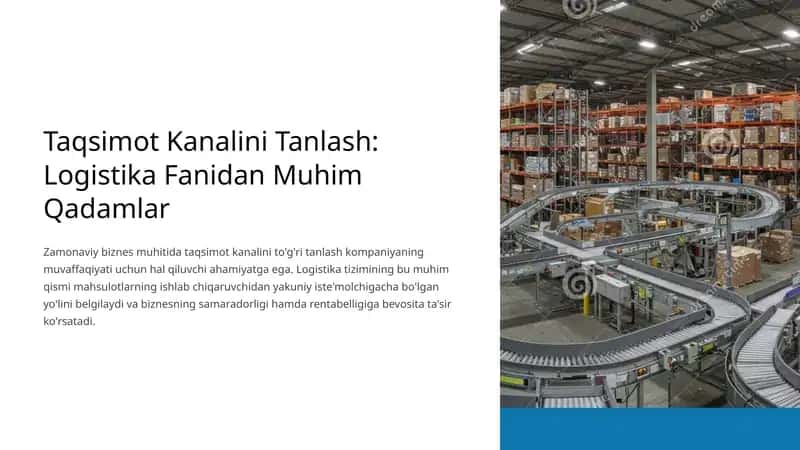 Taqsimot Kanalini Tanlash 1