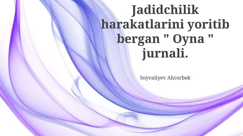 Oyna jurnali 1