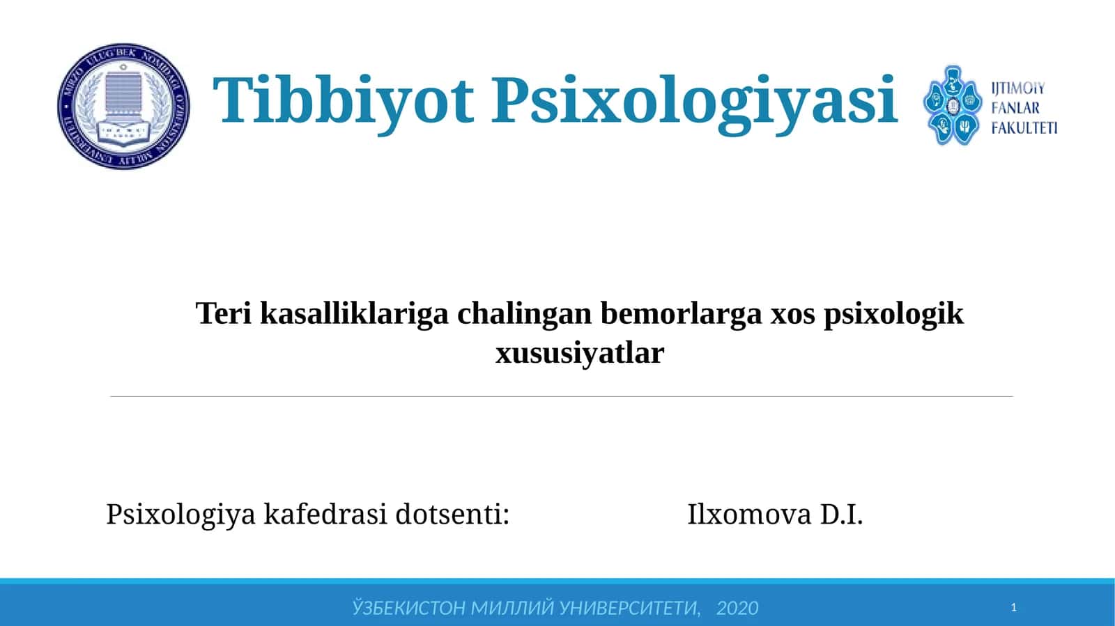 TibbiyotPsixologiyasi 1