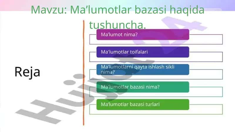 Maʼlumotlar bazasi haqida tushuncha 1