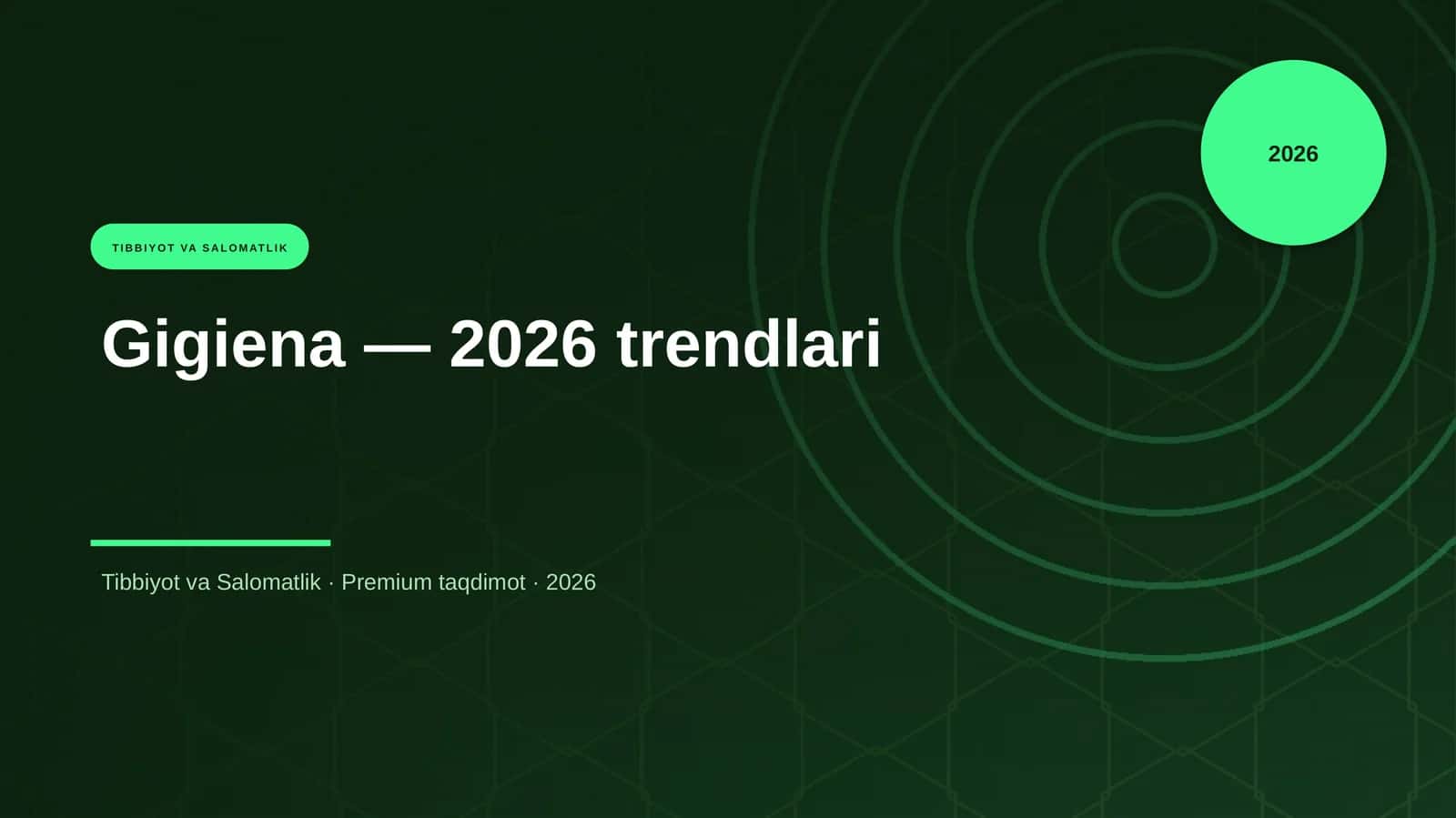 Gigiena — 2026 trendlari 1