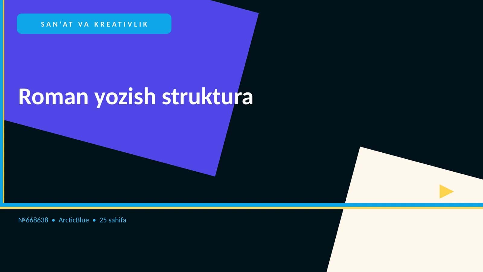 Roman yozish struktura 1