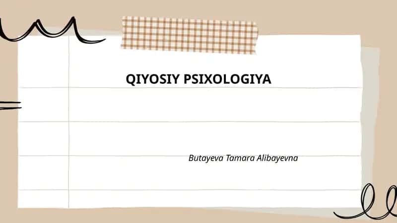 QIYOSIY PSIXOLOGIYA 1