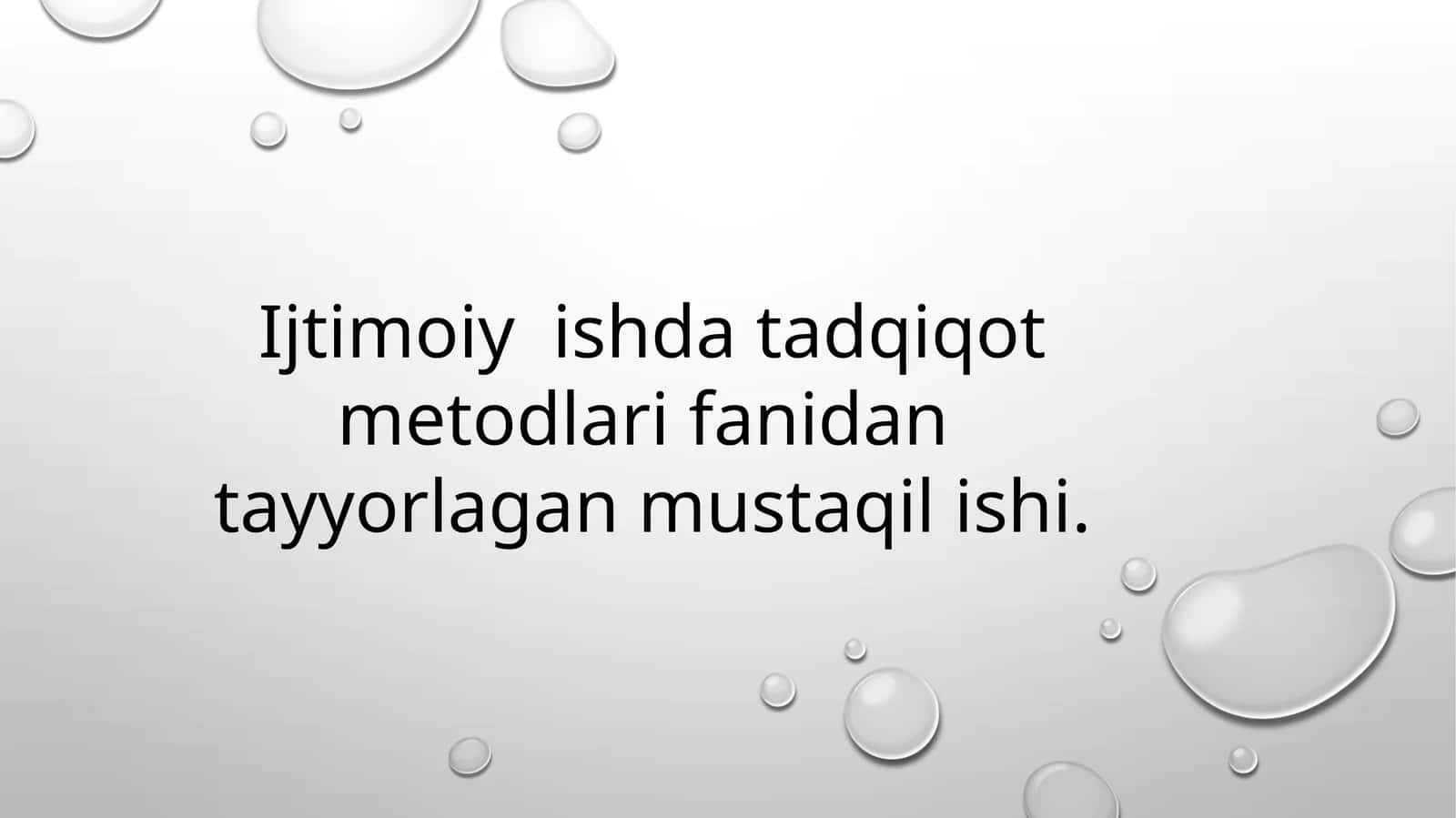 Empirik Ijtimoiy Tadqiqotlar Fanlari 1
