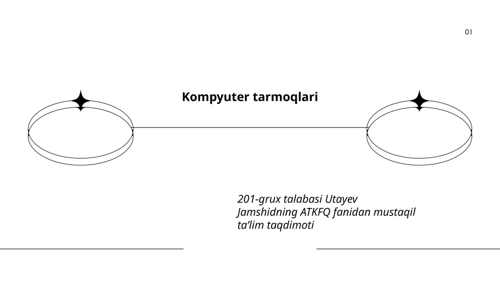 Kompyuter tarmoqlari asoslari 1