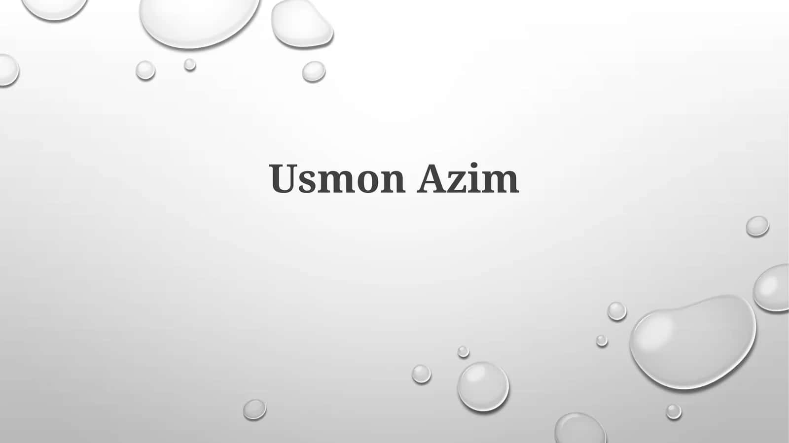UsmonAzim 1