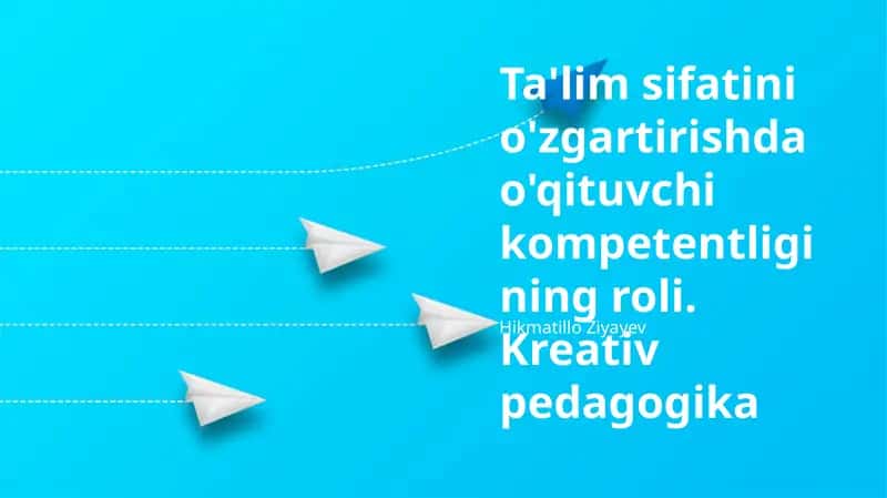 Kreativ pedagogika 1