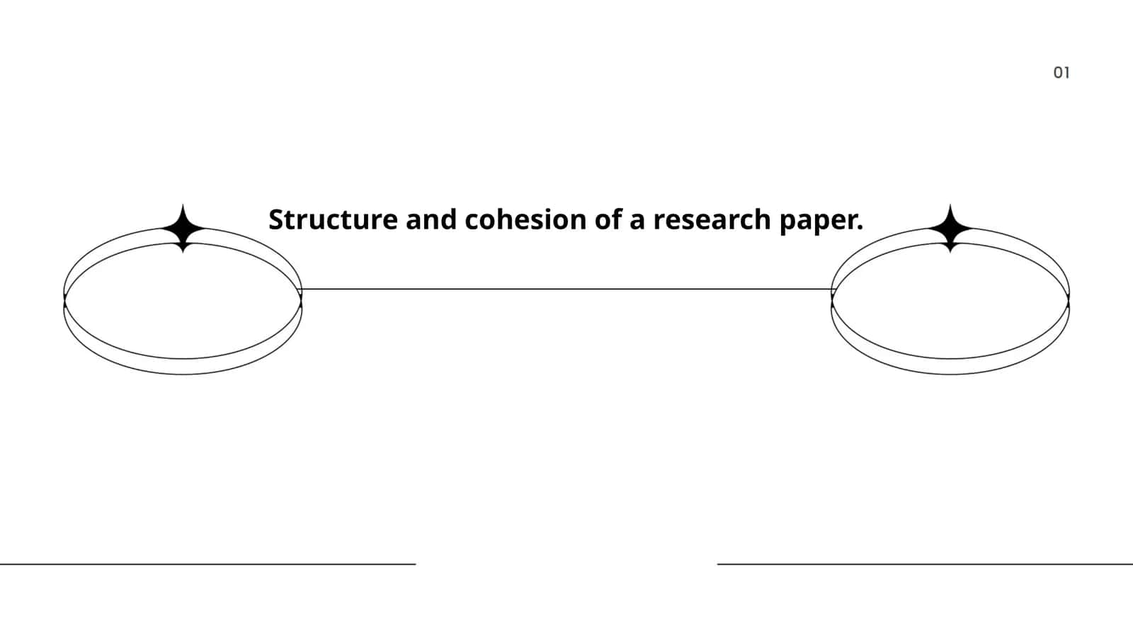 Structure and cohesion of a research paper 1