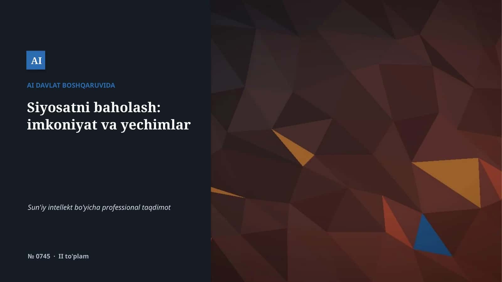 AI DAVLAT BOSHQARUVIDA 1