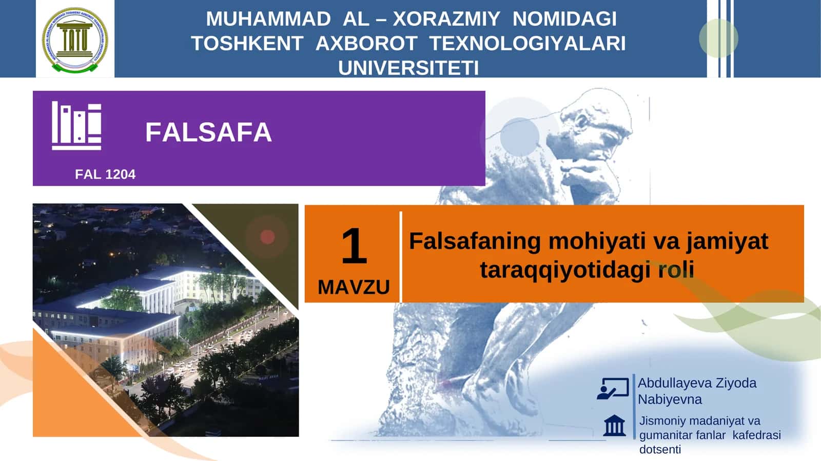 Falsafaning mohiyati 1