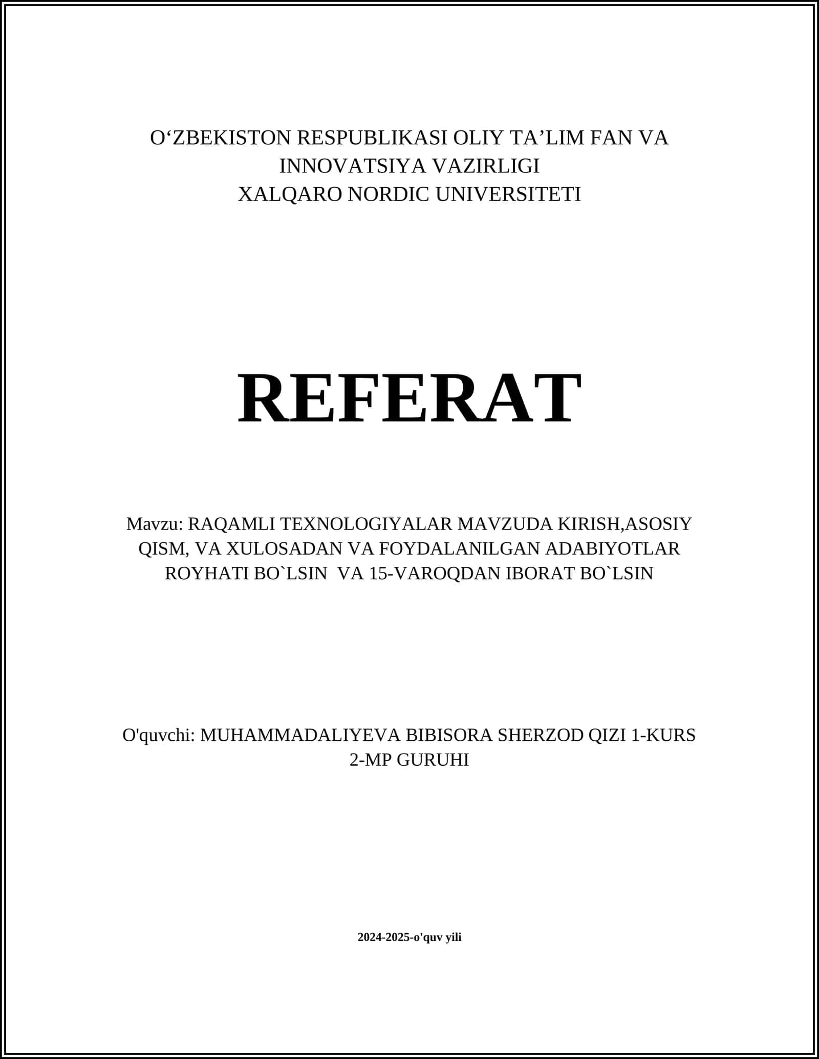 Raqamli Texnologiyalar Tarixi va Rivojlanishi 1