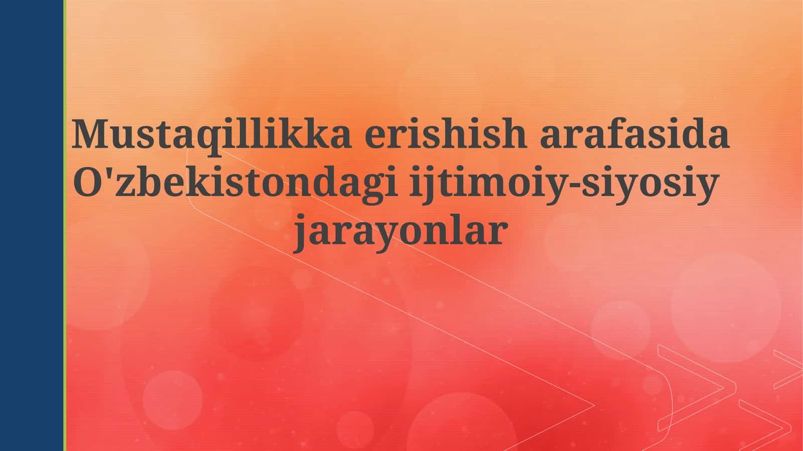 Xalq harakatlari va Namoyishlar 1