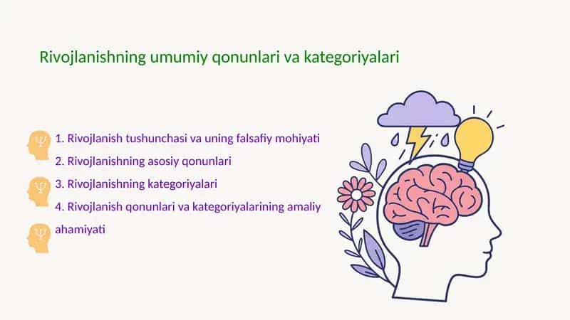 Rivojlanish tushunchasi va uning falsafiy mohiyati 1