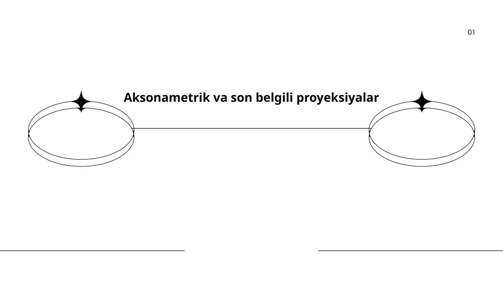 Aksonametrik va son belgili proyeksiyalar 1